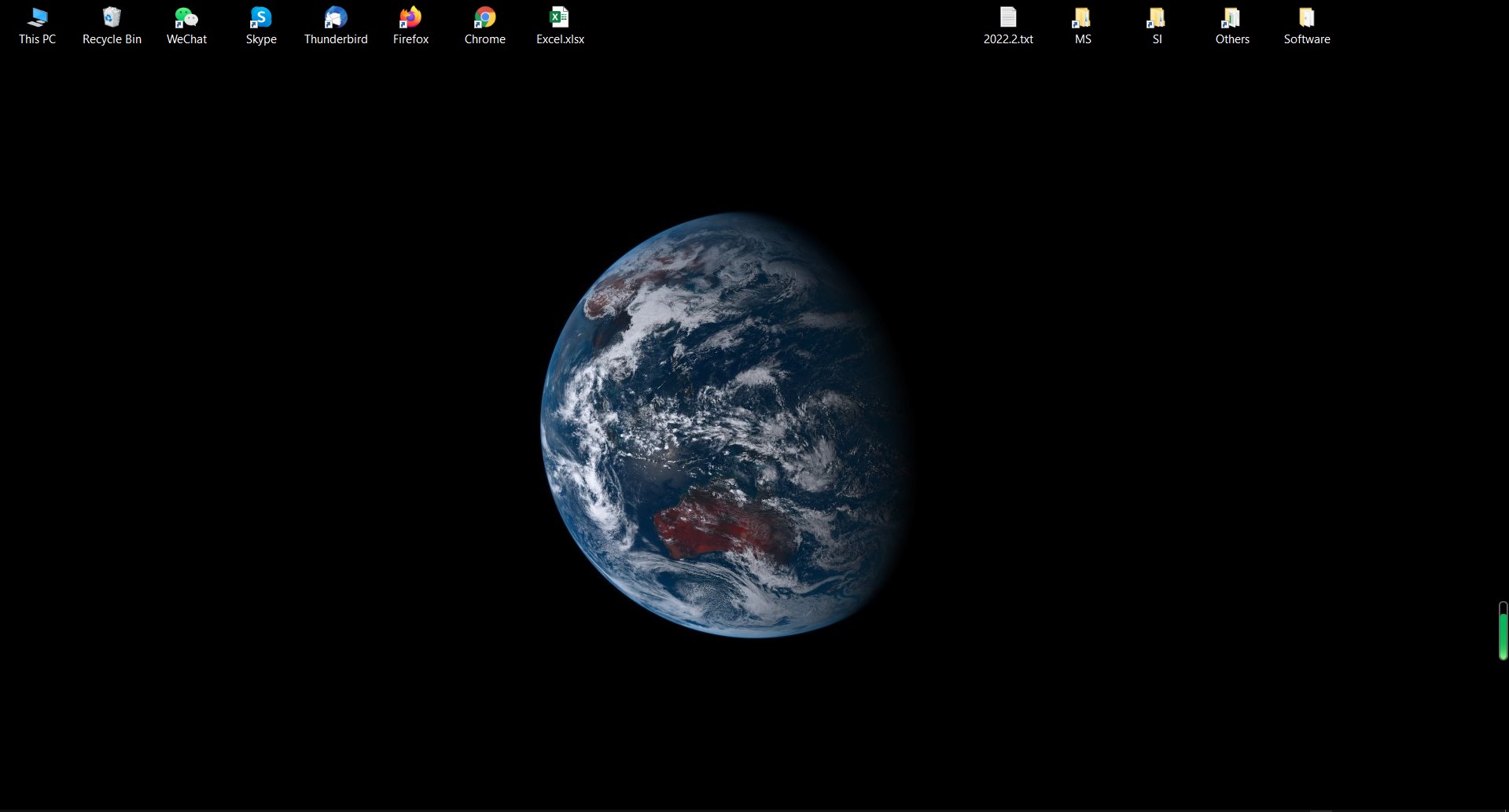 Real-time Earth Earth Live Pro 4.3 Earth satellite desktop wallpaper screenshot