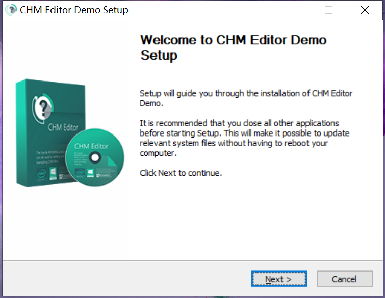 CHM Editor screenshot