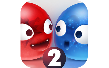 Red and blue battle 2 first LOGO