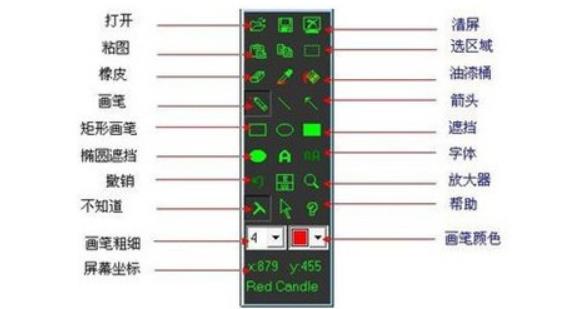 How about the Red Candle electronic pointer? Screenshot of Red Candle Electronic Pointer