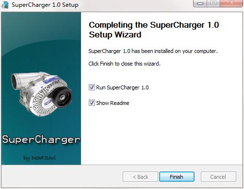 Screenshot of SuperCharger