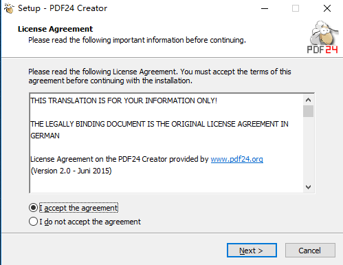 PDF24 Creator screenshot