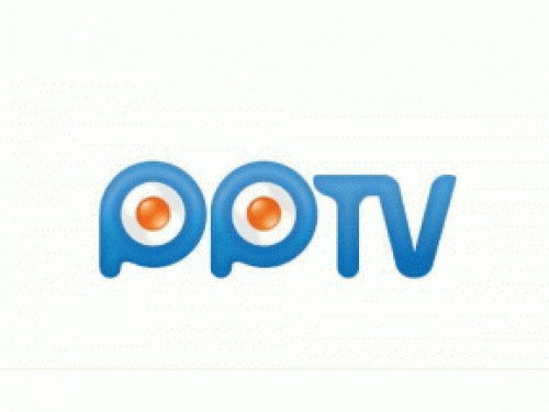 PPTV network TV section head logo