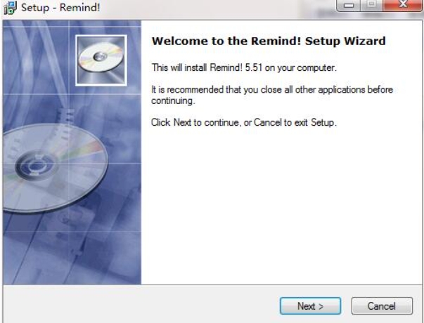 Screenshot of Remind