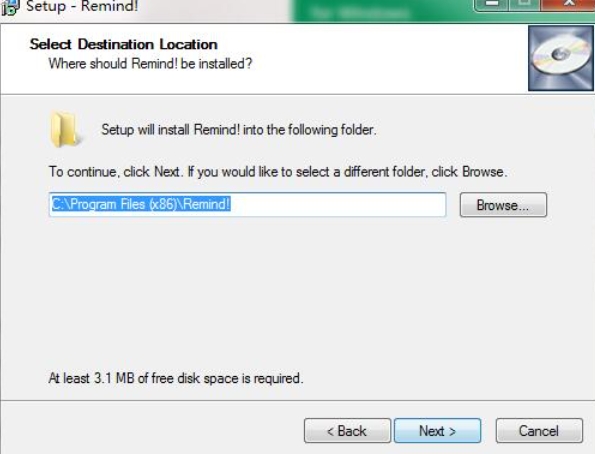 Screenshot of Remind