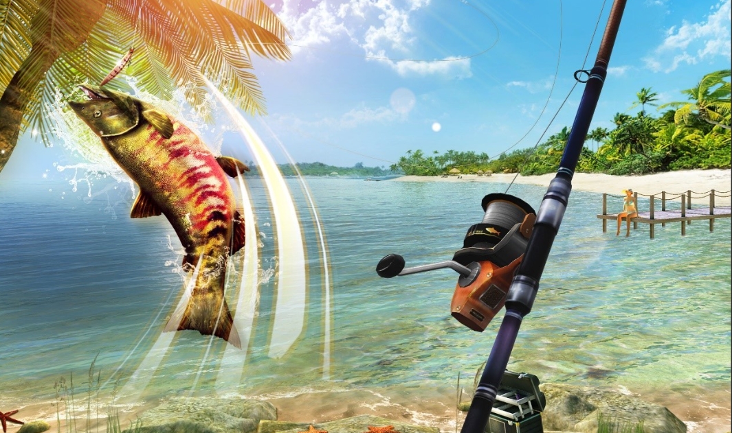 Screenshot of fishing duel