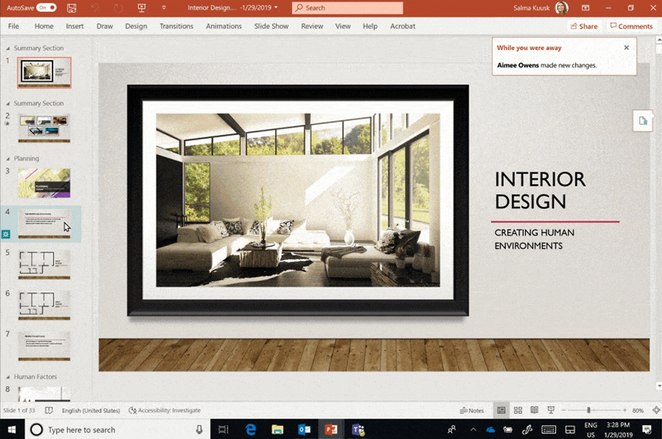 PowerPoint(PPT) 2016 screenshot
