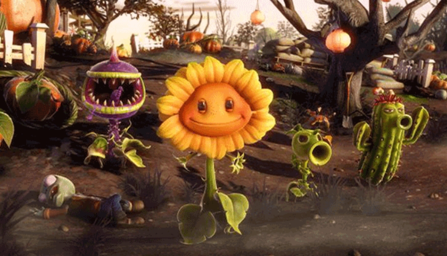 Screenshot of Plants Wars Zombies: Garden War