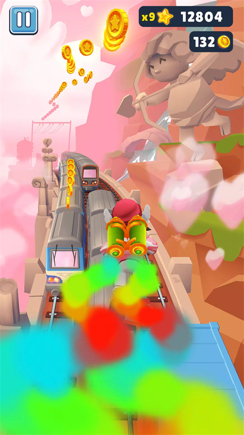 Screenshots of subway parkour international server