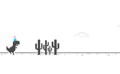 Chrome dinosaur game: Dinochrome screenshot