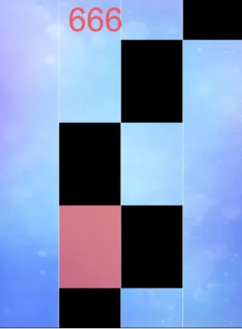 The latest black and white piano tiles screenshots