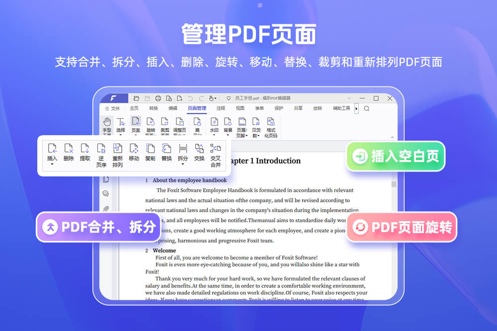 Foxit PDF Editor paragraph first LOGO