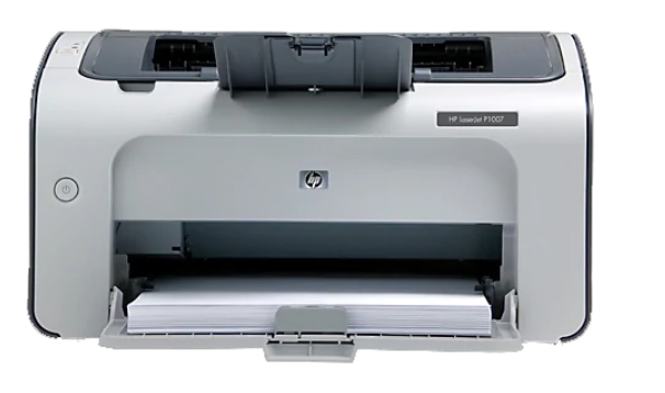 HP p1007 printer driver screenshot