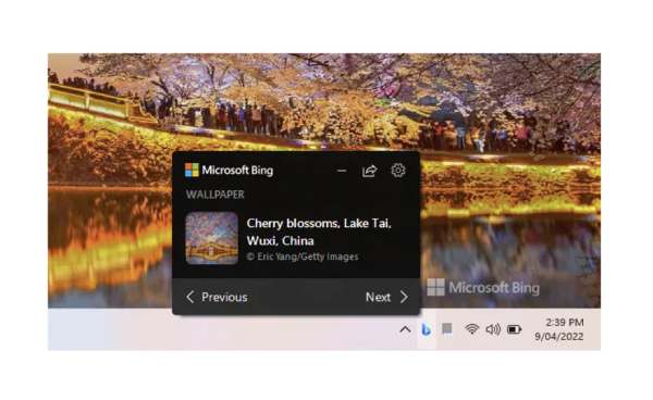 Bing Wallpaper (Bing Wallpaper) screenshot