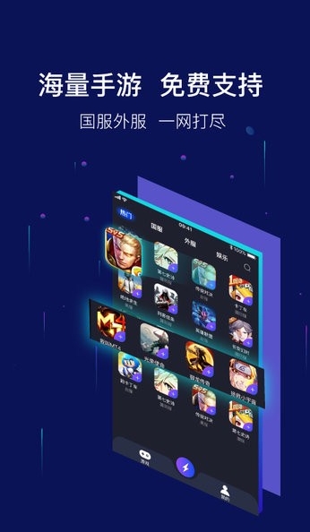 Screenshot of AxNiu accelerator