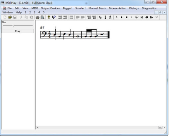 MidiPlay screenshot