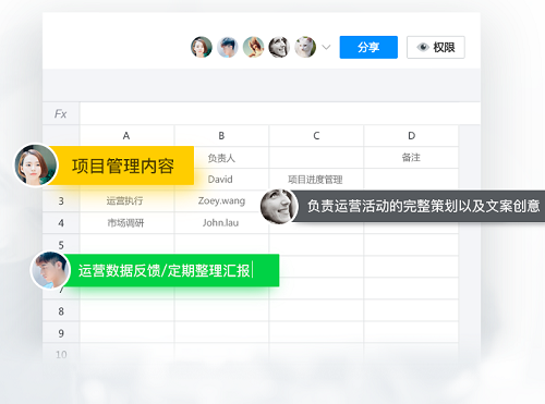 Screenshot of Tencent online documents