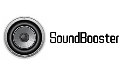 Volume amplification software (SoundBooster) segment first LOGO