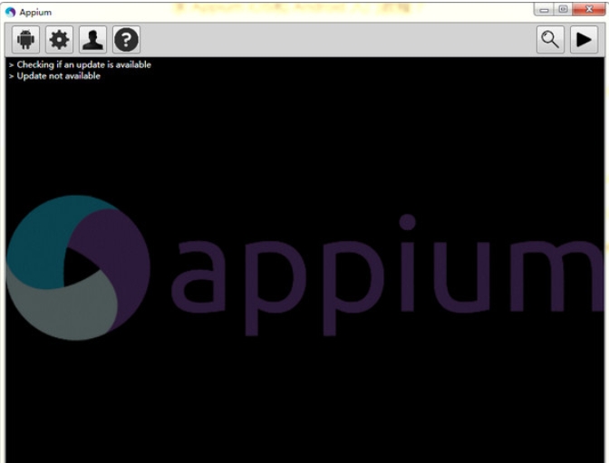 Screenshot of Appium (automated testing tool)