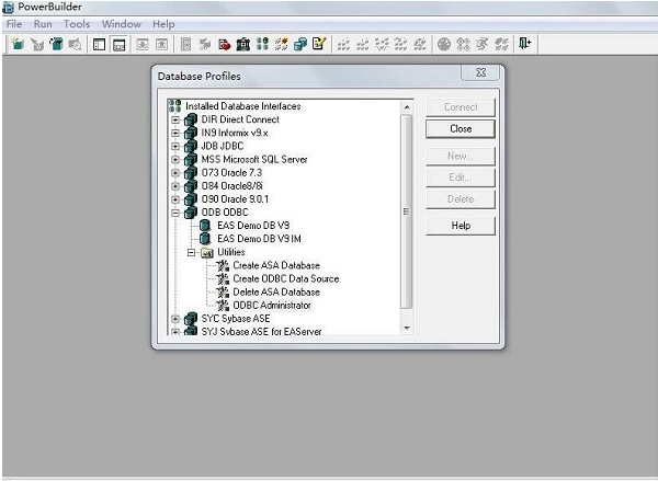PowerBuilder screenshot