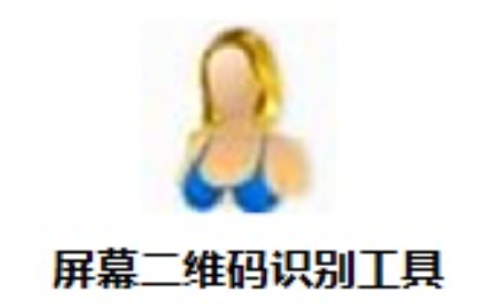 Screenshot of screen QR code recognition tool