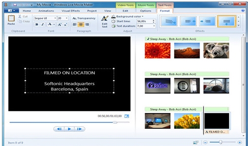Windows Live screenshot