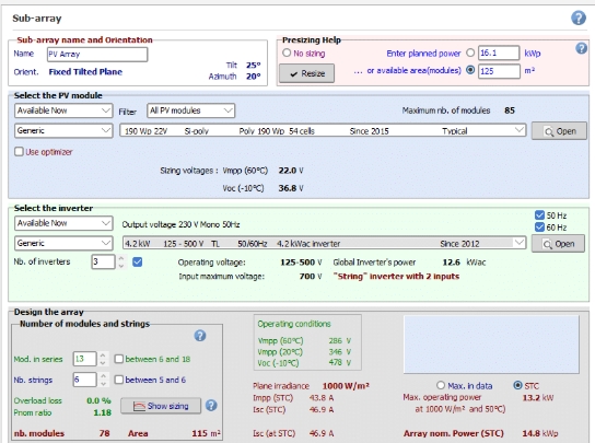 PVsyst download PVsyst screenshot