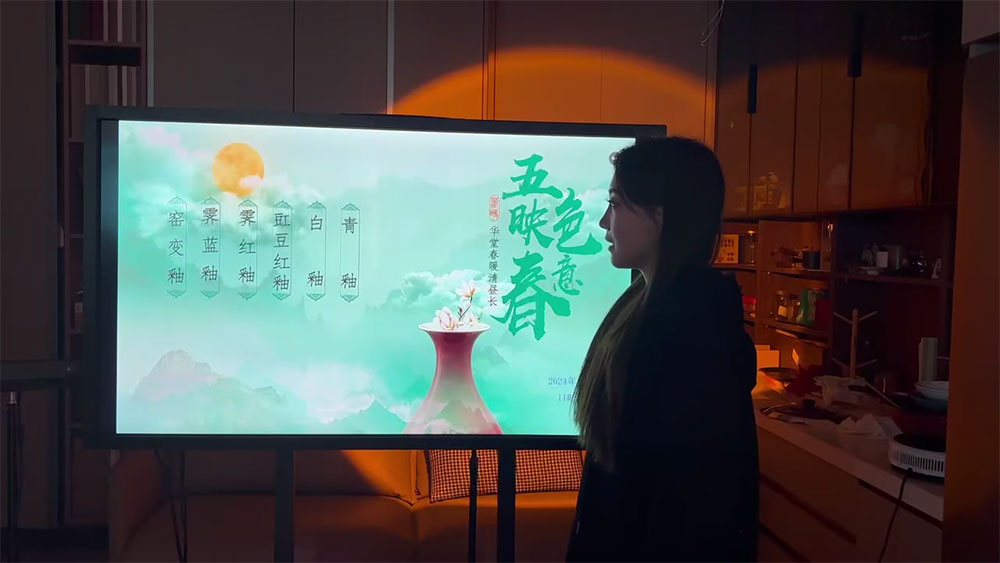 Screenshot of touch query software