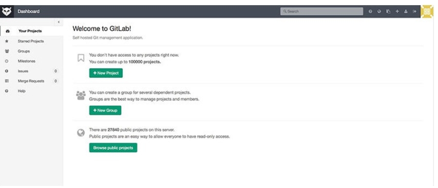 gitlab screenshot