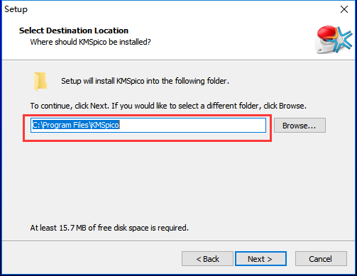 Download the latest version of KMS activation tool