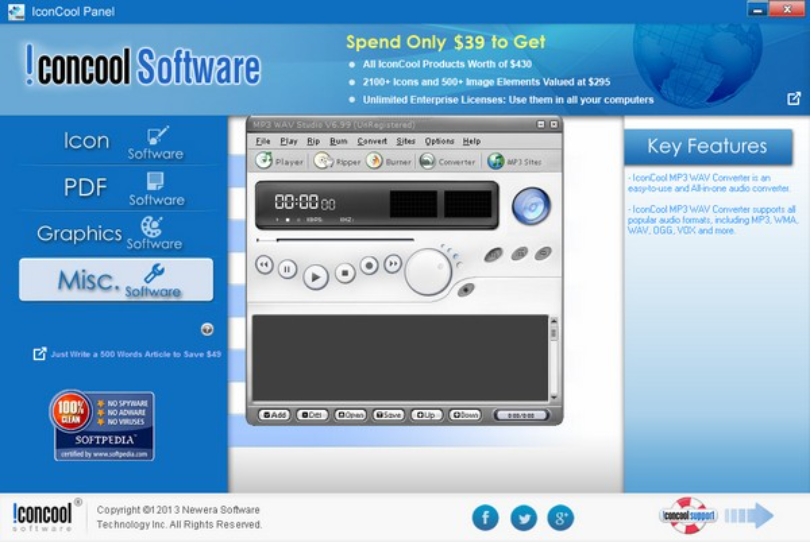 MP3 WAV Studio screenshot