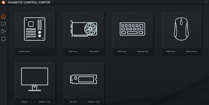 GIGABYTE Control Center download GIGABYTE Control Center screenshot