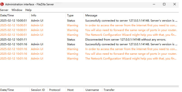 FileZilla Server,FileZilla Server download FileZilla Server screenshot