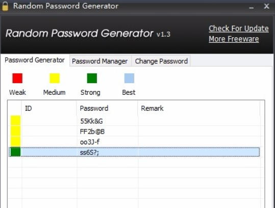 Random Password Generator screenshot