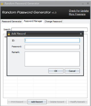 Random Password Generator screenshot