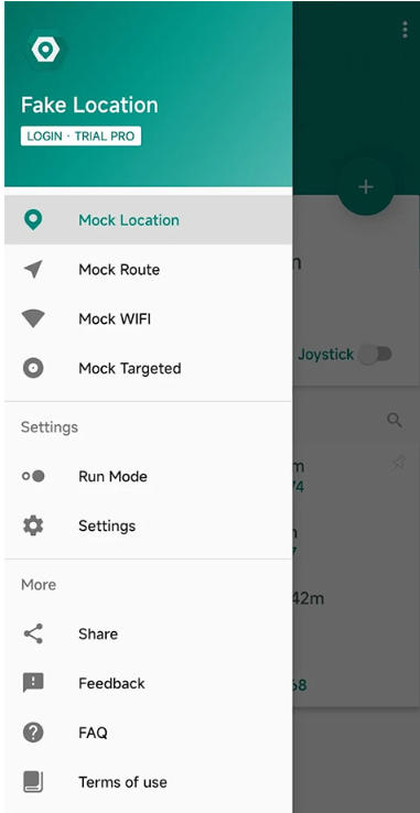 Fake Location screenshot