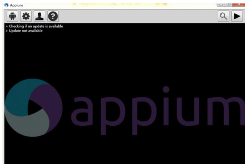 Screenshot of Appium (automated testing tool)