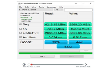 AS SSD Benchmark