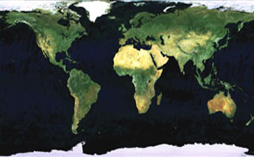 High-precision satellite map