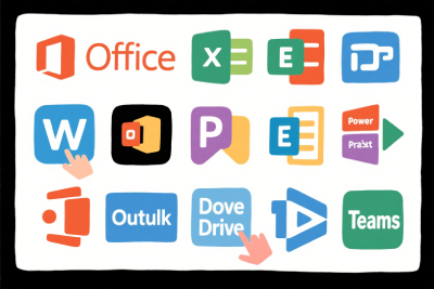 A collection of essential office software for the start of school