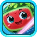 Children's puzzle cutting fruit