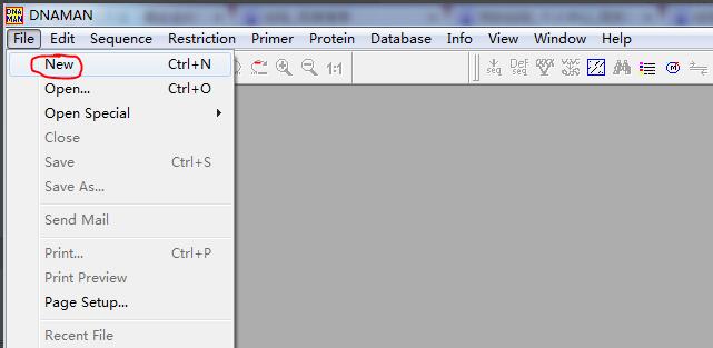 How to use DNAMAN software to translate base sequences into amino acid sequences