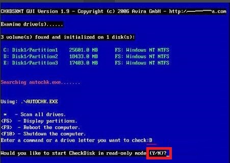 How to scan disk with maxdos toolbox