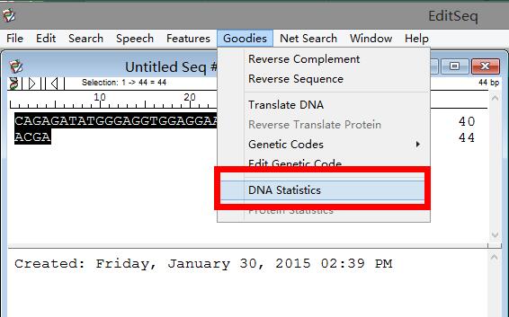 How to quickly calculate the GC content of a DNA sequence