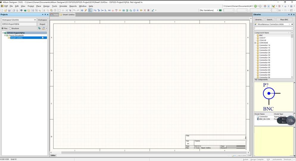 AD16 concise tutorial-add schematic steps to new project