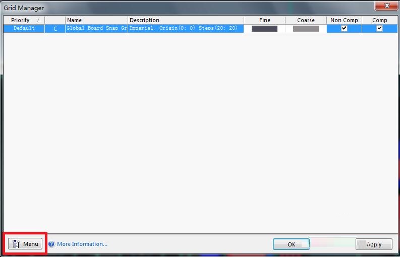 AD16 grid point setting method