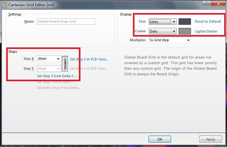 AD16 grid point setting method