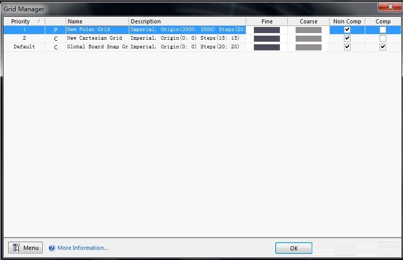 AD16 grid point setting method