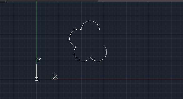 How to draw a plum blossom shape in AUTOCAD2012: [2]