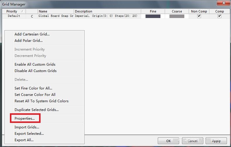 AD16 grid point setting method